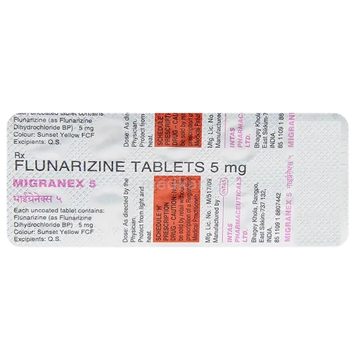 migranex 5mg tablet 10's